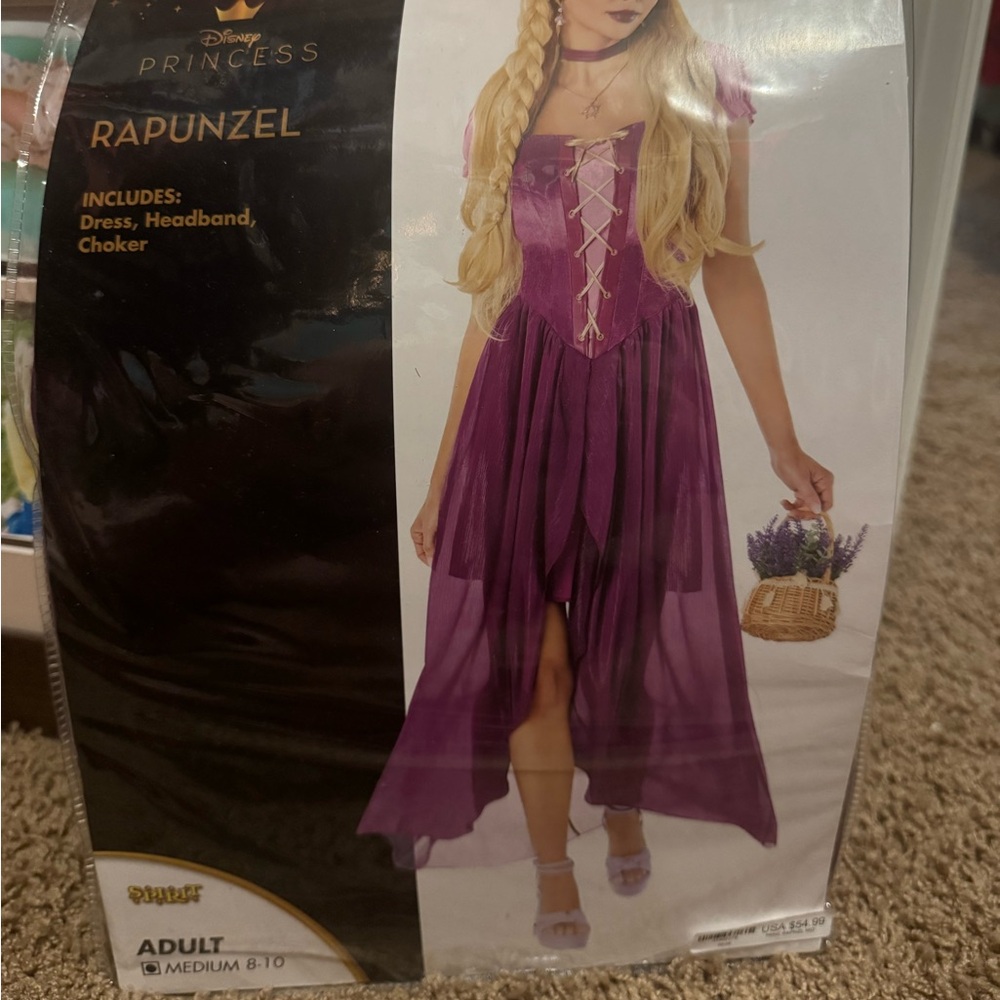 Disney Princess Rapunzel Purple Dress Costume